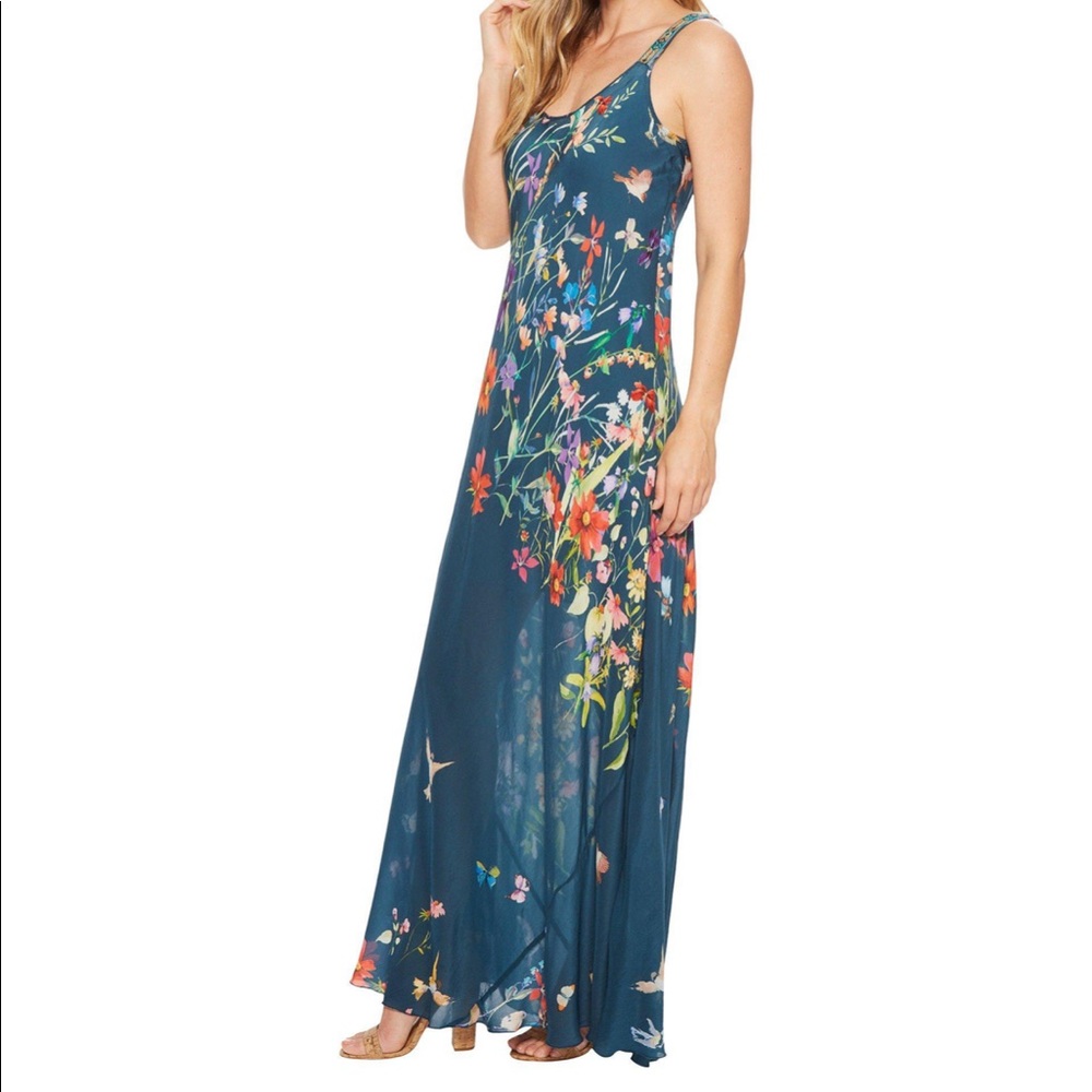 Johnny was Linsu floral maxi dress